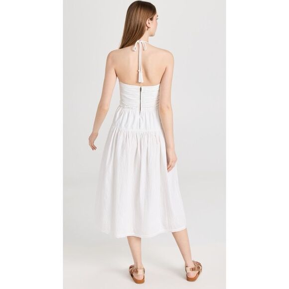 Ulla Johnson Emmaline Midi Halter Dress - Picture 2 of 12